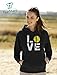 Love Tennis - Gift Idea for Tennis Fan / Tennis Player Cool Women Hoodie Large California Blue