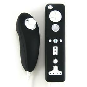 Nintendo Wii Remote Case and Nunchuck/Nunchaku Premium Silicone Cover Wiimote Glove Nunchuck Skin 2 Styles 17 Color Options