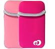 (2 in 1 Combo) Assorted Color Neo Case Reversible Sleeve for Apple Ipod 1st generation 2nd generation Ipod Touch2 + Travel Charger for Ipod Touch 2, Magenta-Pink