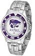Kansas State Wildcats Suntime Competitor Game Day Steel Band Watch - NCAA College Athletics