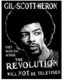Gil Scott Heron Black Medium T-shirt