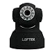 LOFTEK Newest CXS 2200 Wireless/Wired Pan:270�&Tilt:120� Dual Audio Alarm Ip camera,15 Meter Night vision,3.6mm Lens ,67� Viewing Angle,easy installation.Black