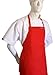 CHEFSKIN Adult Apron Tomato Red Ultra Light Weight