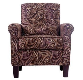 Handy Living 340C-PCP85-033 Haileychair Mocha Paisley