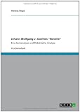 Produkt-Bild: Johann Wolfgang v. Goethes "Novelle": Eine Sachanalyse und Didaktische Analyse