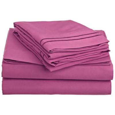 1500 Thread Count FULL 4PC Bed Sheet Set Egyptian Quality, Deep Pocket, PINK