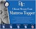 MEMORY FOAM MATTRESS TOPPERS ULTIMATE - SINGLE - 5cm visco elastic memory foam topper 60Kg/m3 density - UK Manufactured Image