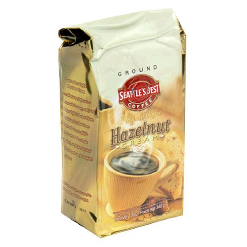 Seattle's Best Coffee Hazelnut Cream Flavored Ground Coffee Coffee, 12-Ounce Bags (Pack of 3)