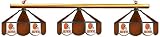 Cleveland Browns Pool Table Light - Stained Glass Shades