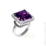 STUDIO 925: *'WAKEFIELD AMETHYST PRINCESS-CUT 10Ct RING*