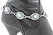 Women Western Fashion Boot Bracelet Gold Metal Chain Lion Coin Shoe Anklet Charm
