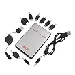 EZOPower 5000mAh 2-Port USB Universal External Rechargeable Backup Battery for Amazon Kindle 4, 3, 2, 1, Kindle Touch 3G, Kindle Keyboard 3G, Kindle Fire, Kindle DX, Barnes & Noble Nook Touch, NookColor Ebook Tablet, Nook 3G
