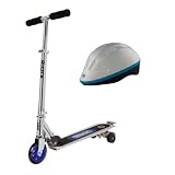 Razor Carver Kick Scooter with Trucks Plus Child Size Helmet
