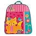 Stephen Joseph Girls Fox Backpack and Lunch Box with Flower Zipper Pull for Kids