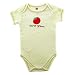 Hudson Baby Organic Bodysuit - Tomato Ecru - 3-6 Months Hudson Baby Organic Bodysuit - Tomato Ecru - 3-6 Months