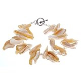 EXP Handmade Freshwater Pearl Bracelet With Seashells