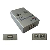 KALEA-INFORMATIQUE � - Boitier de partage USB 2.0 AUTOMATIQUE / Switch 2 ports - Compatible Imprimantes - BOITIER METALpar KALEA INFORMATIQUE