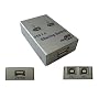 Boitier de partage USB 2.0 AUTOMATIQUE / Switch 2 ports - Compatible Imprimantes - BOITIER METAL