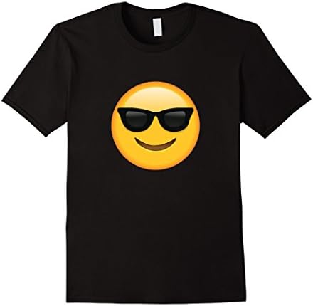 Men's Sunglasses Smiley Face Emoji T Shirt XL Black