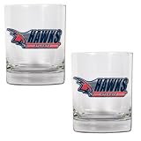 NBA Two Piece Rocks Glass Set - Primary Logo