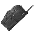 Reisetasche mit 3 Rollen 115 l XXL Eine robust verarbeitete Reisetasche mit ausziehbarem Trolleygriff und gro�en Rollen.