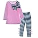 Wa Boats Girls Striped Bow 2-Piece Set