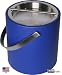 Leatherette Blue Ice Bucket By ArvindGroup