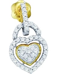 0.30CTW DIAMOND MICRO PAVE EARRINGS