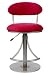 Hillsdale Venus 24 Inch to 30 Inch Swivel Bar Stool in Flame Finish