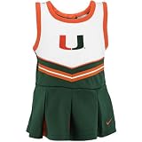Nike Miami Hurricanes Toddler Green Cheer Dress & Bloomers
