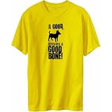 T-Shirt Yellow  A Good Chihuahuas Deserves A Good Bone  Dog