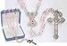 21 Inches Long Ave Maria Hail Mary Pink Ribbon Breast Cancer Rosary