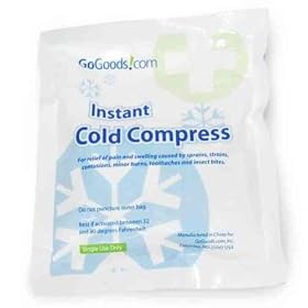 Disposable Instant Cold Compress Pack 5x6 (120 per case) by GoGoods.com