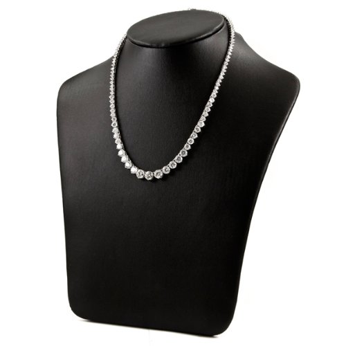 Danya’s Graduated Faux Diamond Tennis Necklace