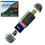 SanDisk 8GB micro Secure Digital High Capacity (microSD HC) Card (8 GB micro SD HC Karte) + ELEKTROWA-SOFTWARE + SD Adapter + Kartenleser