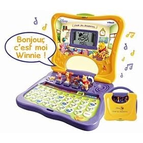 Vtech - Ordinateur pour enfant- Winnie l'Ourson - L' Ecole Des D�couvertes