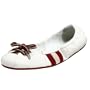 Bally Women's Bunny Ballerina Flat,White,10.5 M