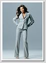 Femininer Hosenanzug Grey Stripe 452