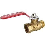 Male to Female M/F Thread 1/2" Full Port Brass Water Ball Valve