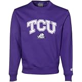 NCAA Texas Christian Horned Frogs (TCU) Purple Automatic Fleece Crew Sweatshirt