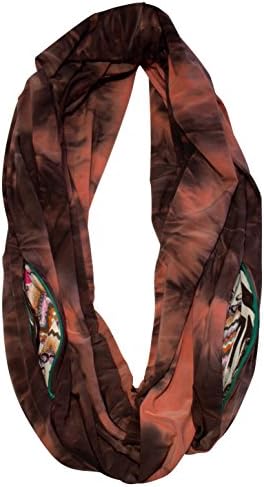 SubRosa Womens Infinity Scarf Smokey Peach Regular Pockets 228cm (90")