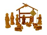 Nativity Set From Bethlehem with Modern Style Stable.