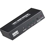 Three Port HDMI 3-Port (3x1) HDMI Powered Switch Switcher w/ IR remote and AC Adapter- Supports Blu-Ray, PS3, Xbox, HD-DVD, HD-DVR, Digital Satellite & Cable boxes, 1080p