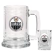 Edmonton Oilers NHL Boilermaker Set - Primary Logo by Great American Products