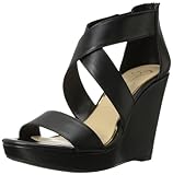 UPC 886923504401 product image for Jessica Simpson Women's Jinxxi Wedge Sandal,Black Veg Vachetta,6 M US | upcitemdb.com