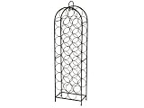 Gainsborough Antique Black 28 Bottle Wine Rack