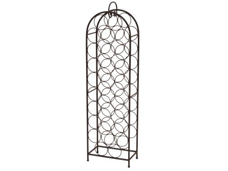Gainsborough Antique Black 28 Bottle Wine Rack
