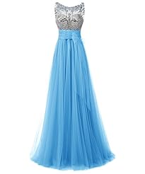 Beaded Tulle Evening Dress/Homecoming Dress/Bridesmaid Dress/Prom Dress/Wedding Party Dress 