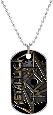 Metallica Heavy Metal Custom OvaL Dog Tag (Large Size) Pet Tag Cat Animal Tag by HallSo