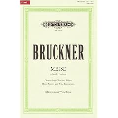 Messe e-Moll WAB 27 / URTEXT: f�r 8-stimmigen gemischten Chor und Bl�ser / Klavierauszug